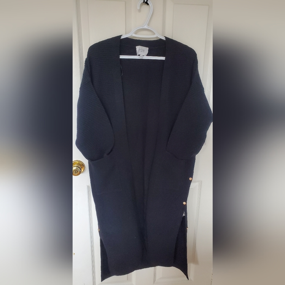 JOA, Small, Black Long Sweater